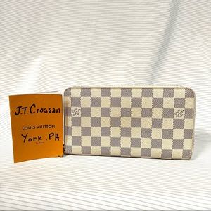 ‼️SOLD‼️ Louis Vuitton Damier Azur Zippy Organizer